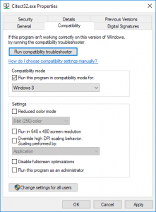CompatibilityModeWin8